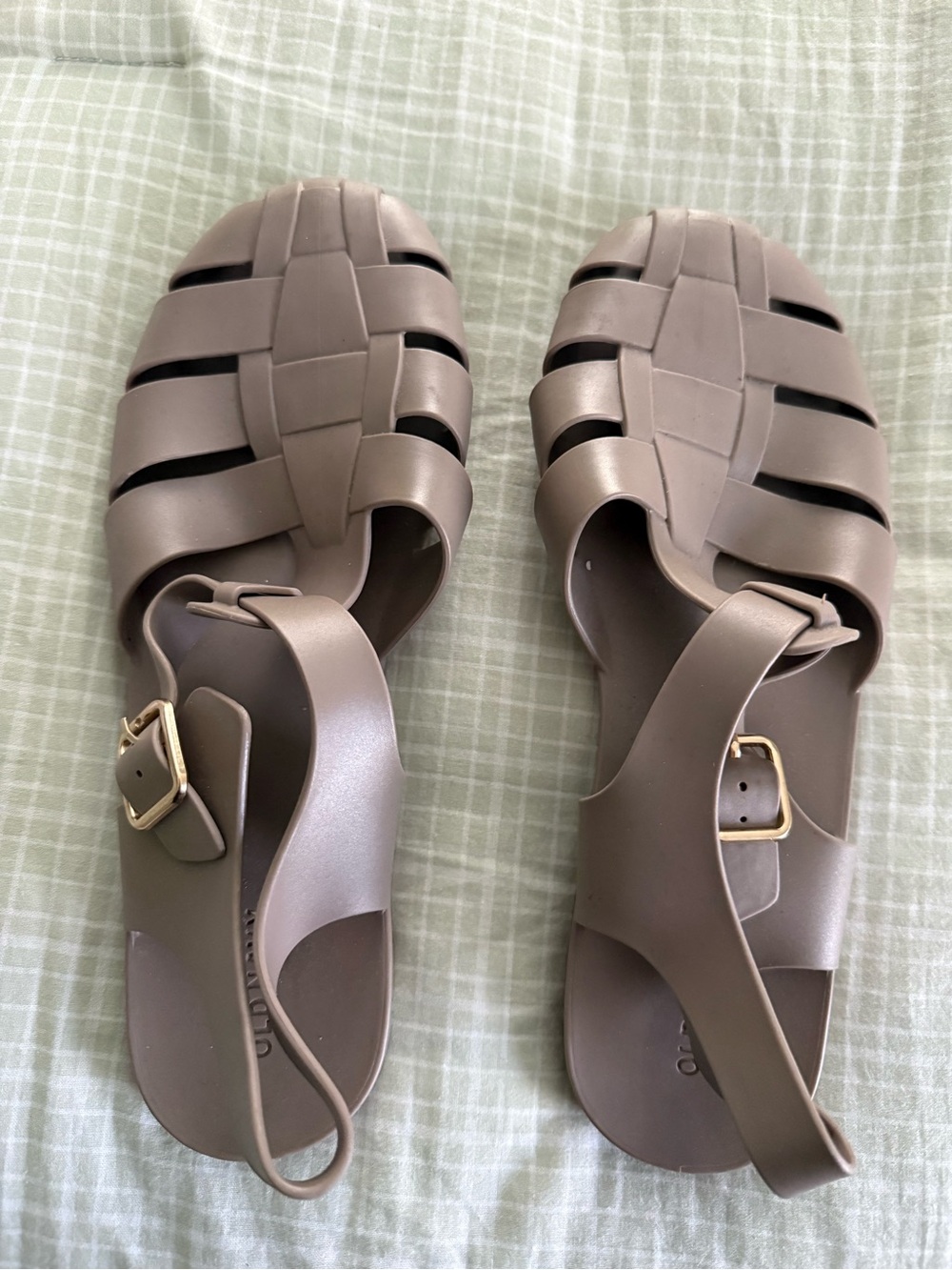Women’s Taupe Fisherman Jelly Sandals Old Navy
